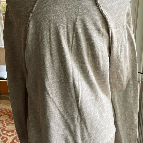 Free People Cream Cowl Neck Sweatshirt - Picture 2 of 2